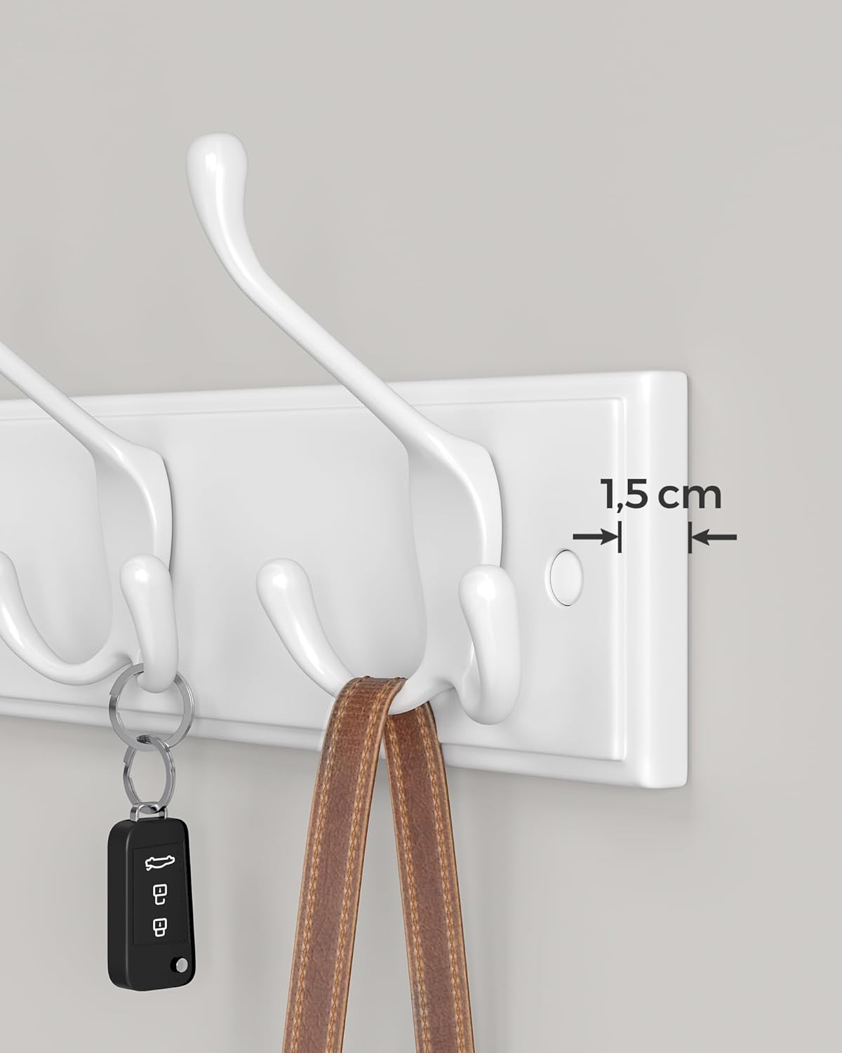 SONGMICS Wall-Mounted Coat Rack