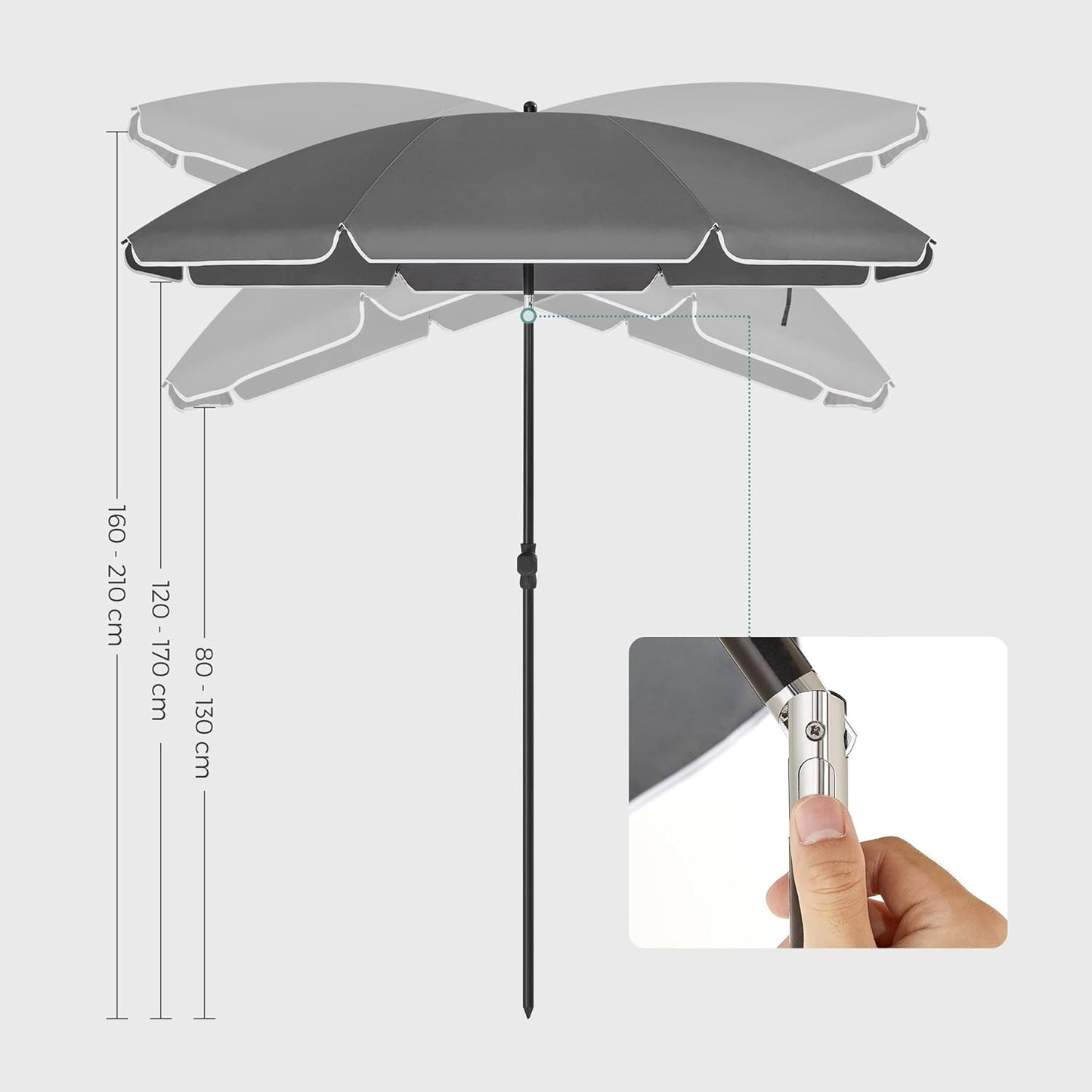 SONGMICS Sun Protection umbrella