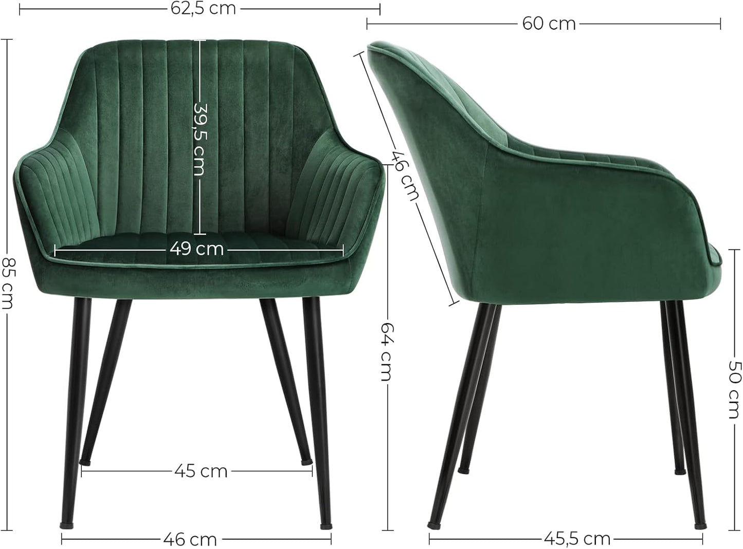 SONGMICS Dining Chair