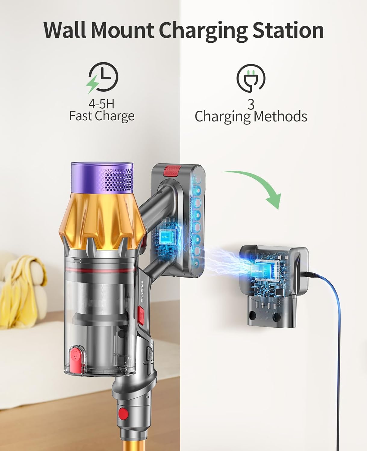 Sunsare X7A cordless vacuum cleaner