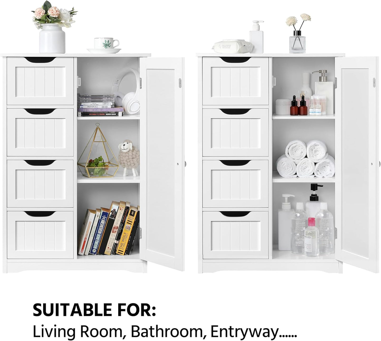 Yaheetech Wooden Floor Cabinet