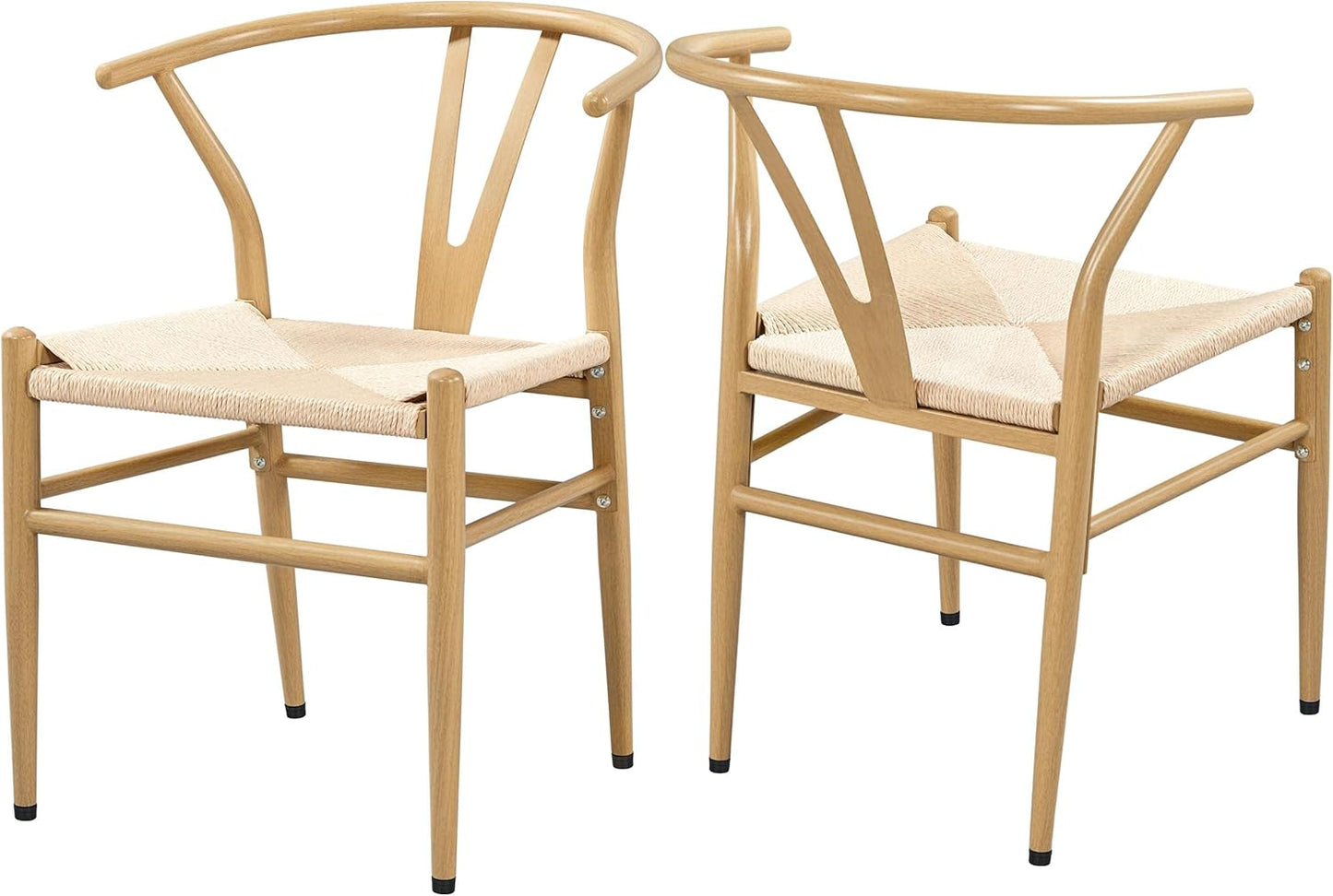 Set of 2 Y-Shaped Mid-Century Chair