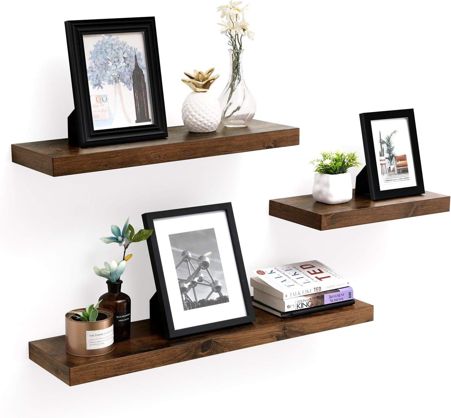 VASAGLE CUSTOS Collection Wall Shelf, Floating Shelf LWS28BXV1