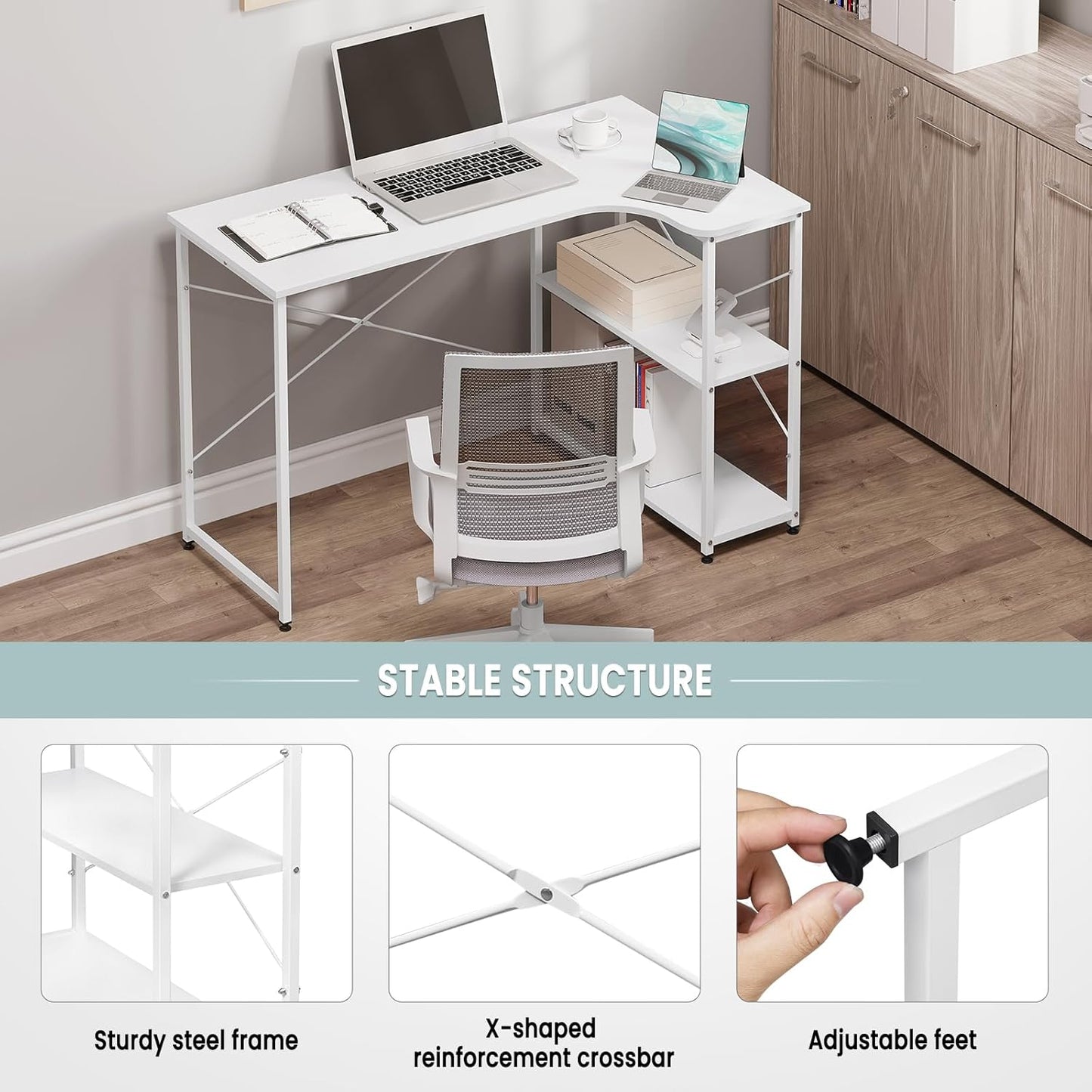 WOLTU Corner Desk