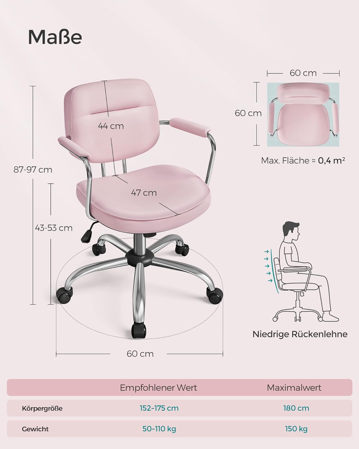 SONGMICS Home Office Chair