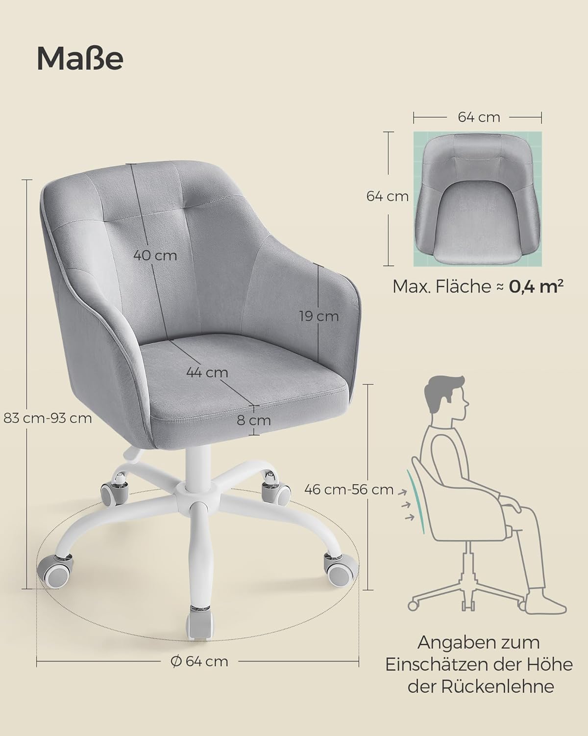 SONGMICS Home Office Chair