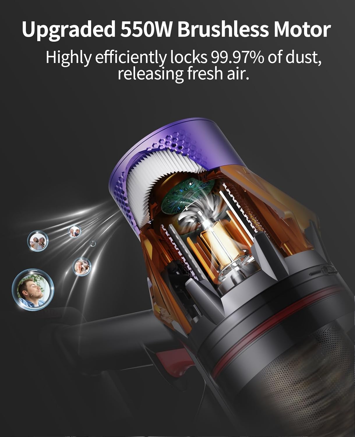Sunsare X7A cordless vacuum cleaner