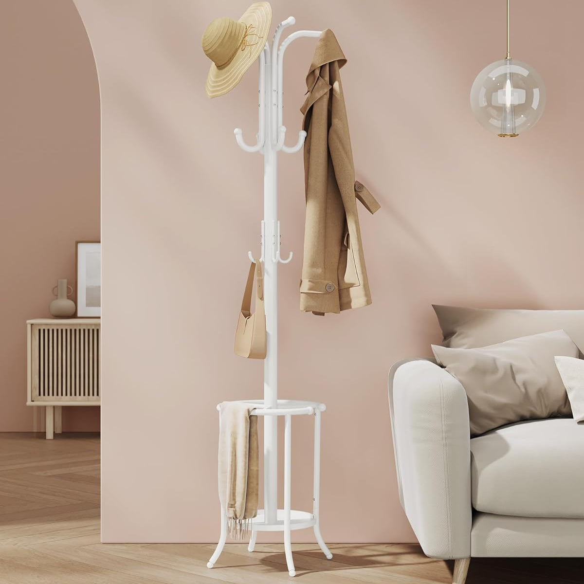 SONGMICS Coat Rack Freestanding