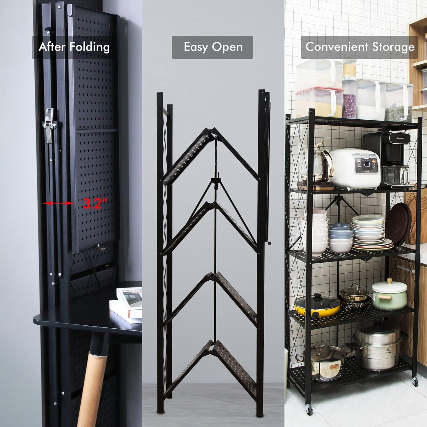Foldable Storage Shelves