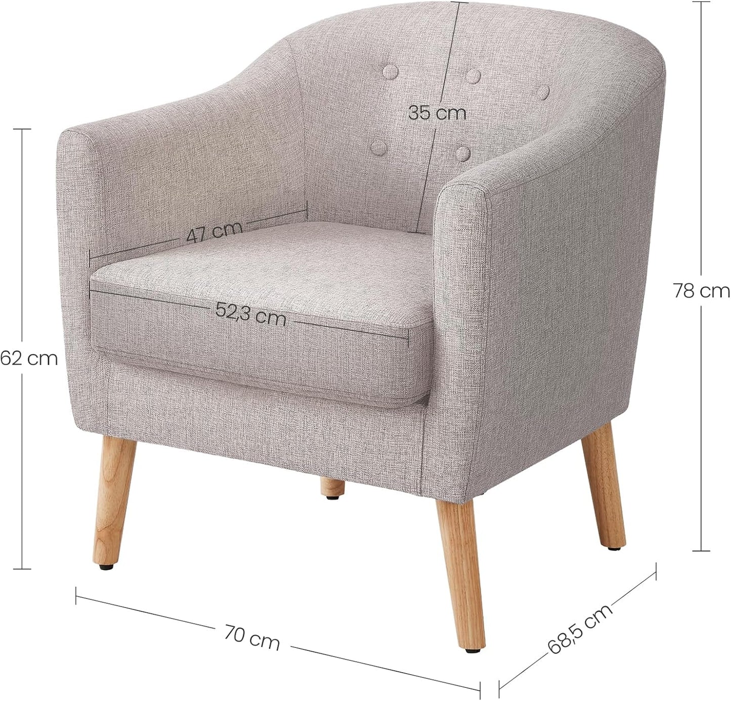 VASAGLE Recliner Chair