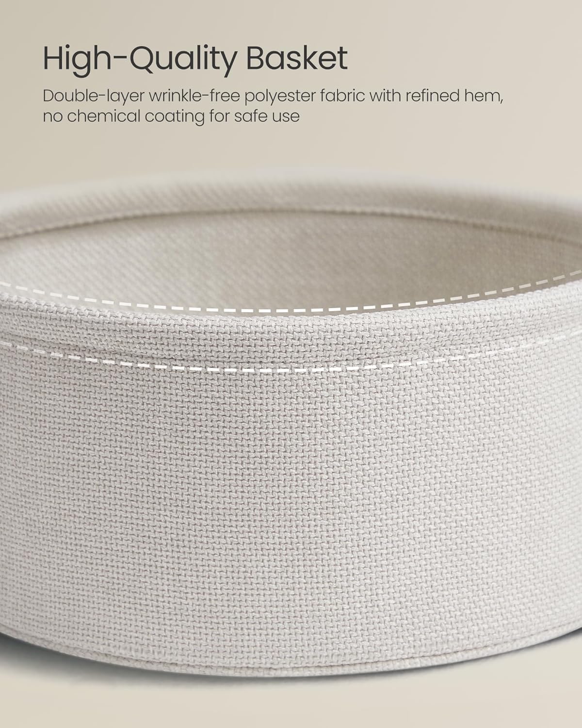 VASAGLE Small Round Side End Table