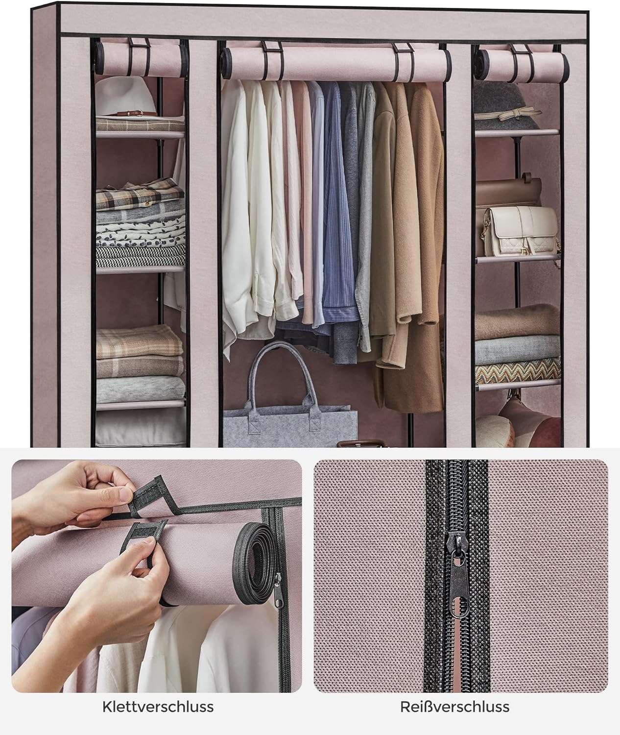 SONGMICS Wardrobe Closet