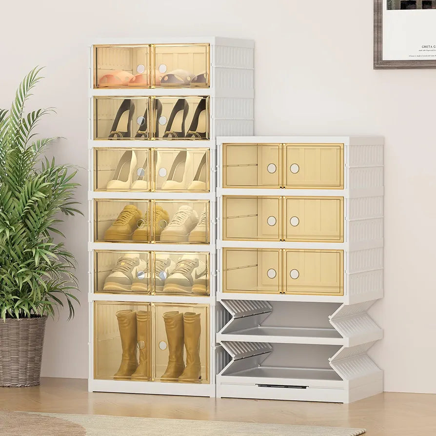 Shoe Cabinet Drawer Type Shoe Foldable Shoe Rack Organizer Cabinet