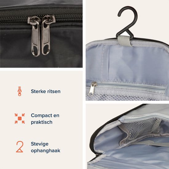 TrvlMore Accessory Storage Bag Large Cosmetic Bag Hanging Bags Toiletry Waterproof Hanging Travel Bag