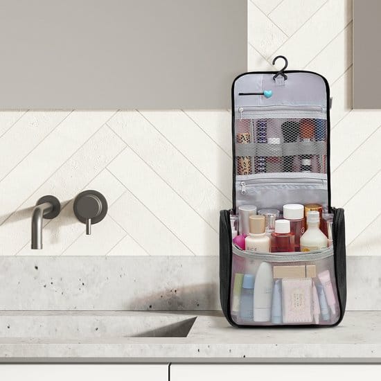 TrvlMore Accessory Storage Bag Large Cosmetic Bag Hanging Bags Toiletry Waterproof Hanging Travel Bag