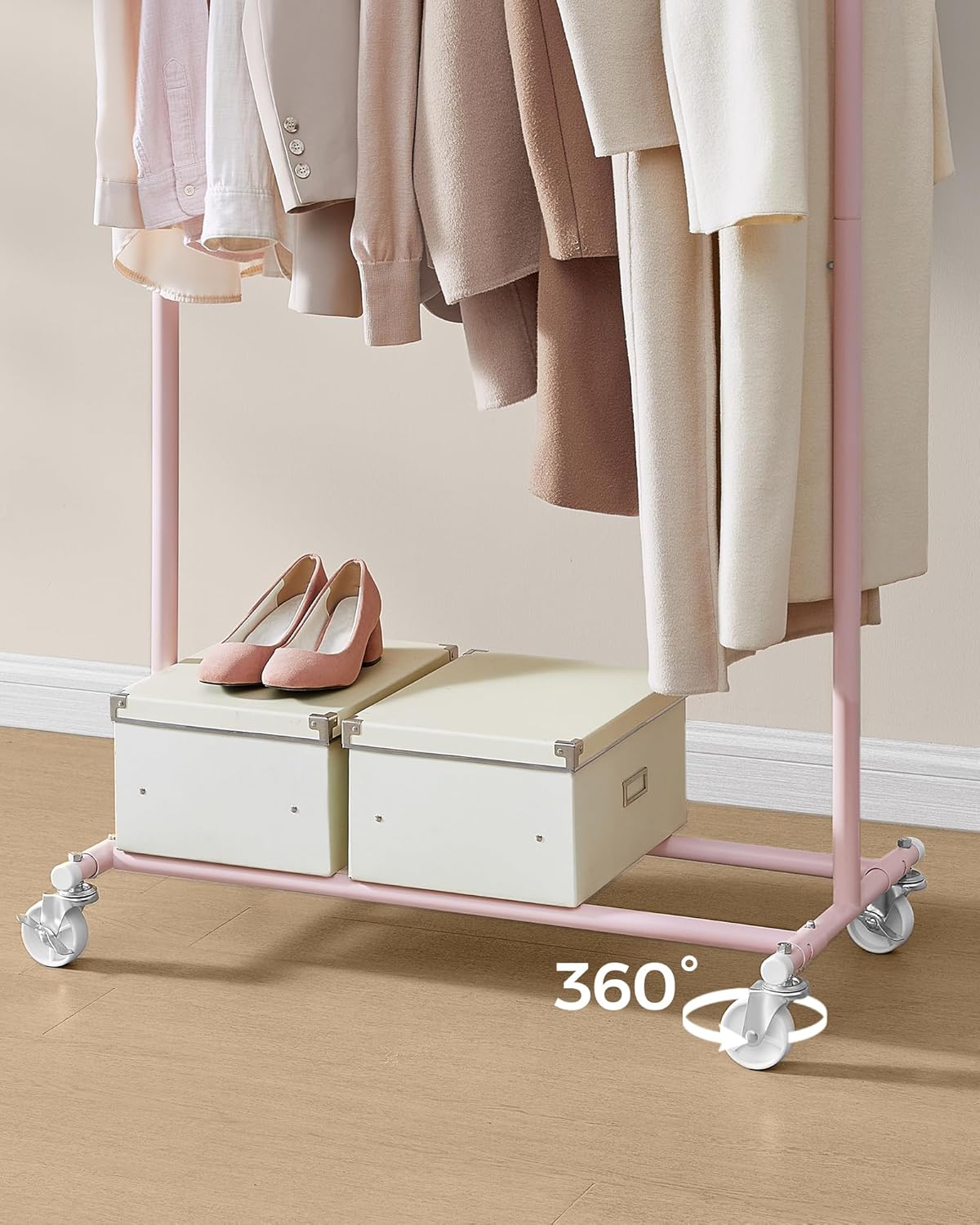 SONGMICS Clothes Rack on Wheels