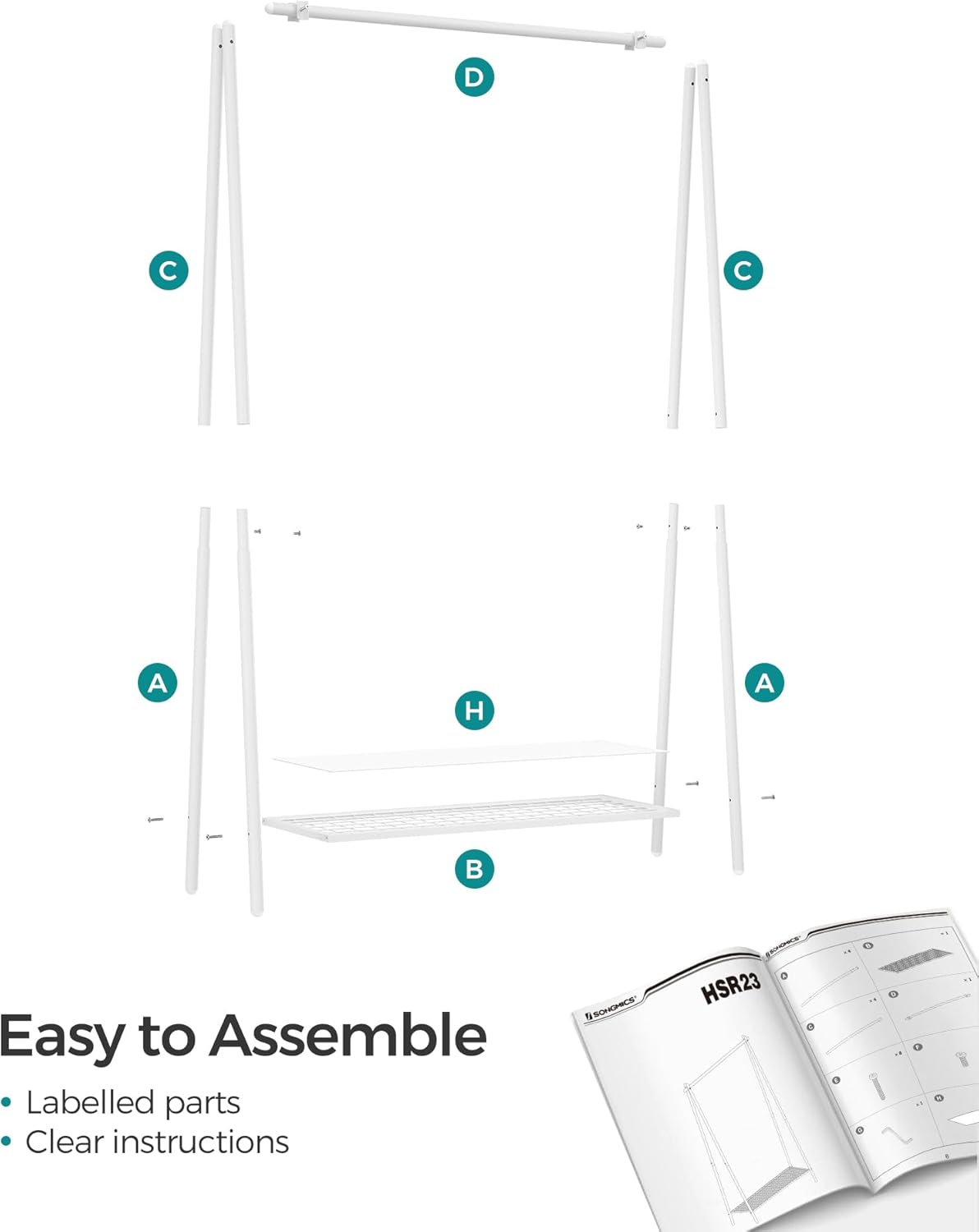SONGMICS Clothes Rack
