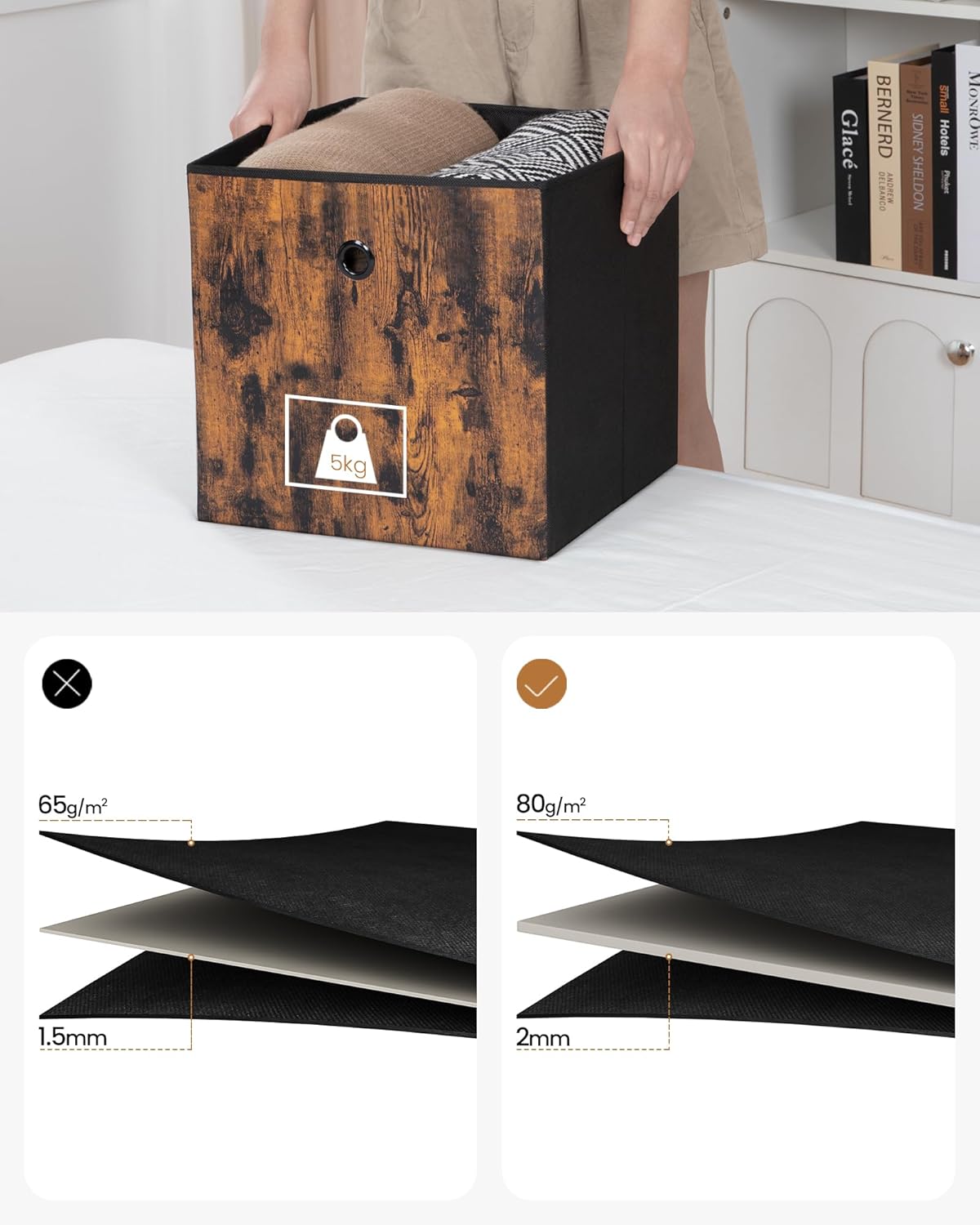 SET OF 6 Storage Cubes