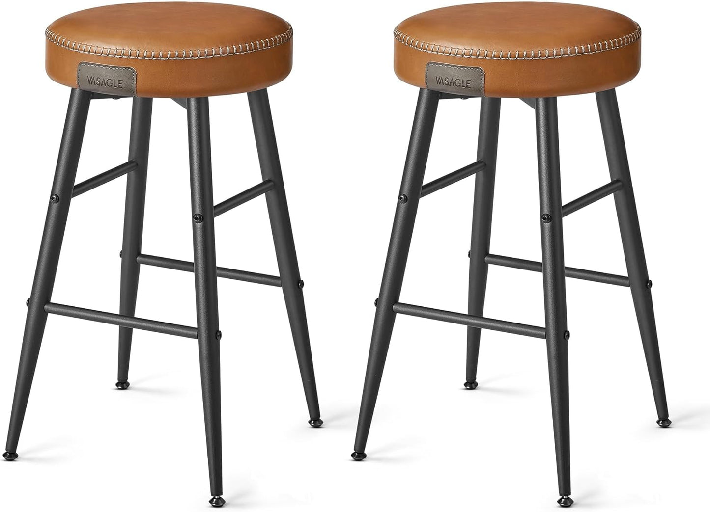 VASAGLE Set of 2, Counter Height Bar chair Stools