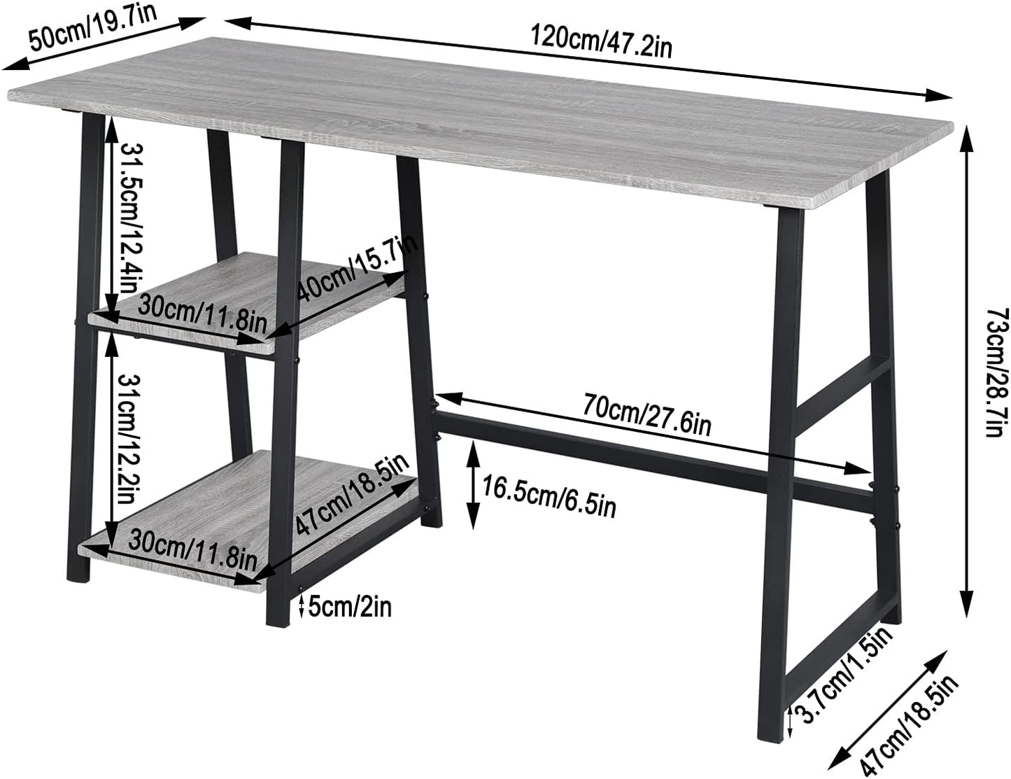 WOLTU Computer Desk