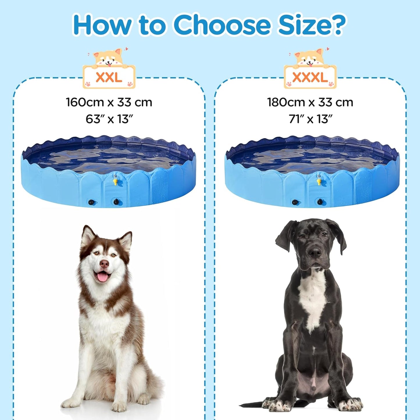 Yaheetech Foldable Pool