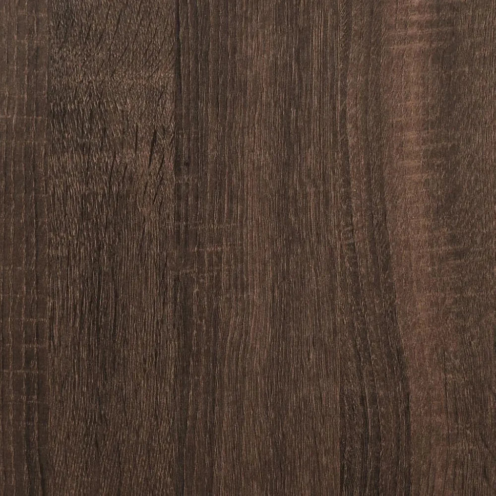 Clothes Rack Brown Oak Engineered Wood, Metal Compact
