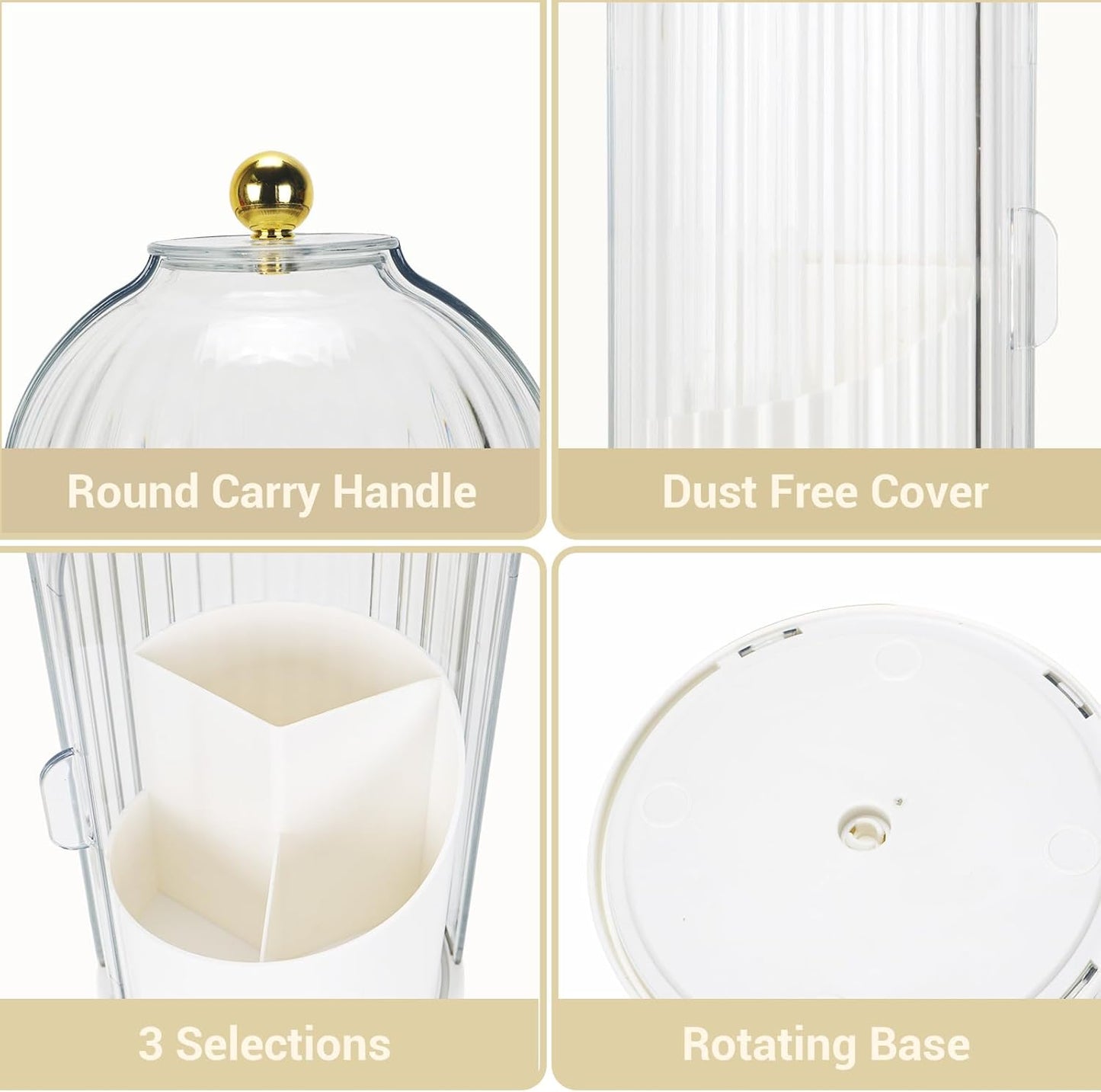 Rotating Makeup Brush Holder