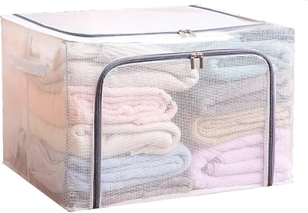 Extra Large Storage Bag Box 100L Transparent 2 pieces