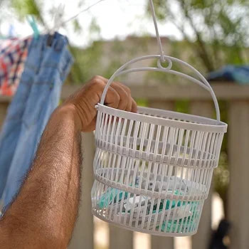 Basket 50 Aquapur Clothespins Laundry