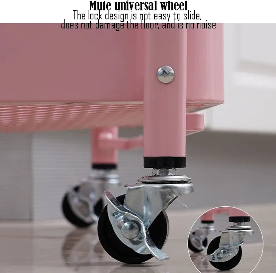 Foldable Storage Trolley Cart