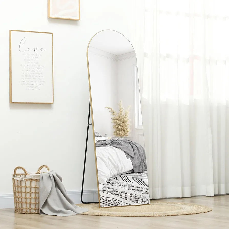 Gold Full Body Mirror Arch 50 x 150 cm
