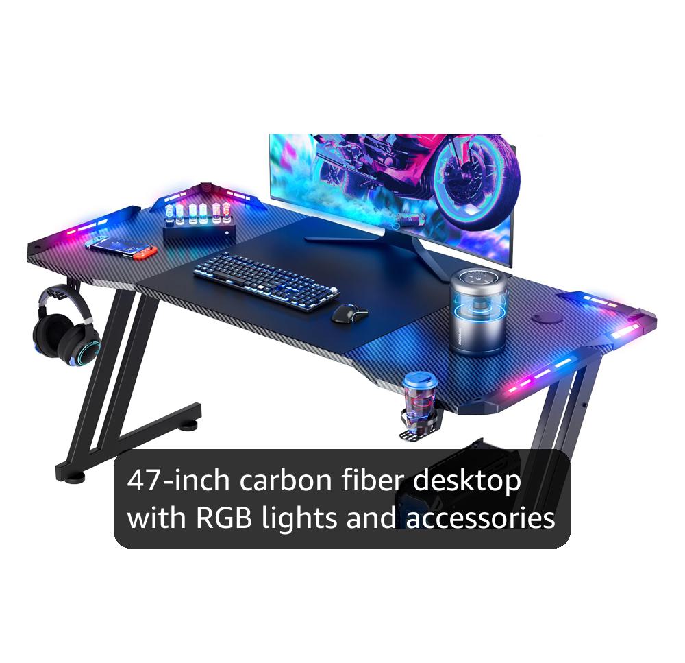 HLDIRECT ZZ12-L BLACK Desk 120cm