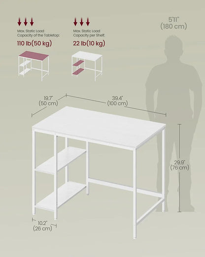 VASAGLE Computer Desk LWD046W01