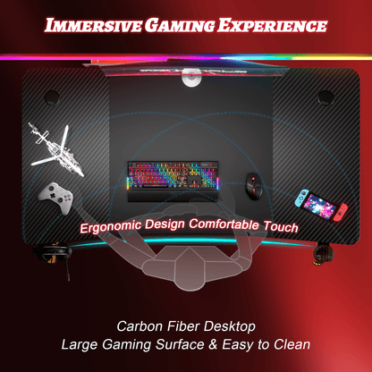 HLDIRECT Gaming Desk HLA08BK