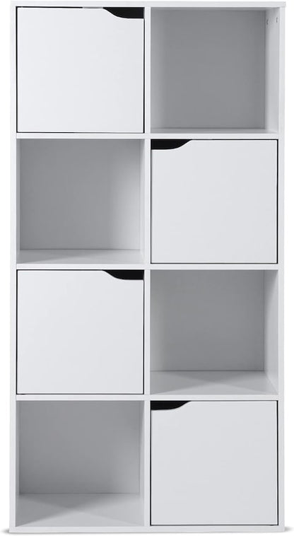 Bookcase 60W*30D*120H cm White