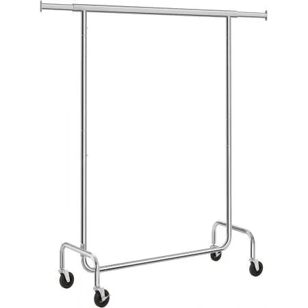 SONGMICS Heavy Duty Clothes Rack on Wheels