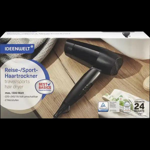 IDEENWELT TRAVEL & SPORTS HAIR DRYER