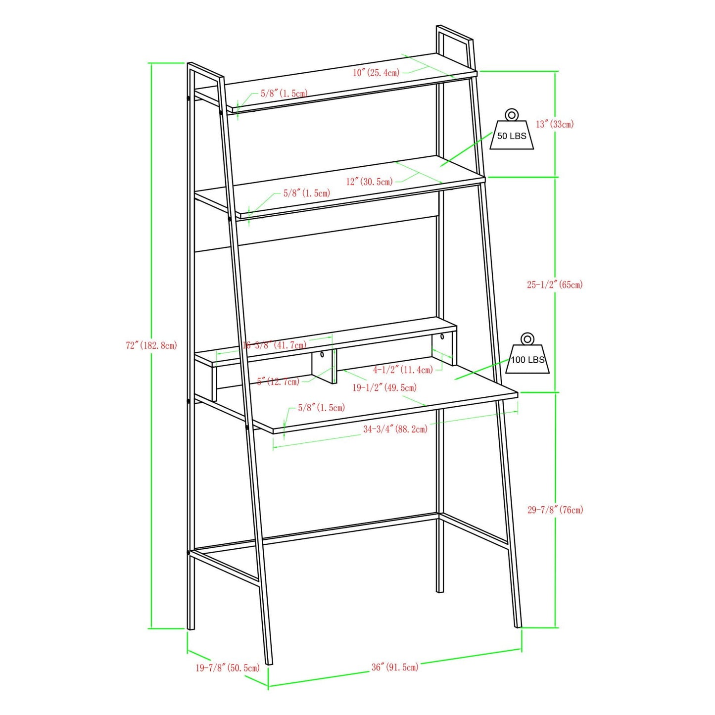 Diego Ladder Desk