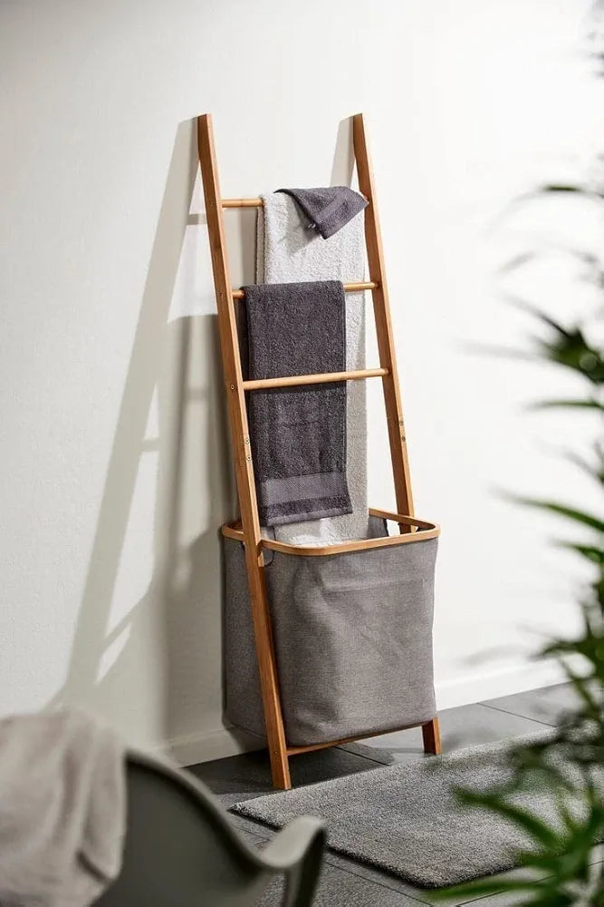 Bamboo Hanging Laundry Basket