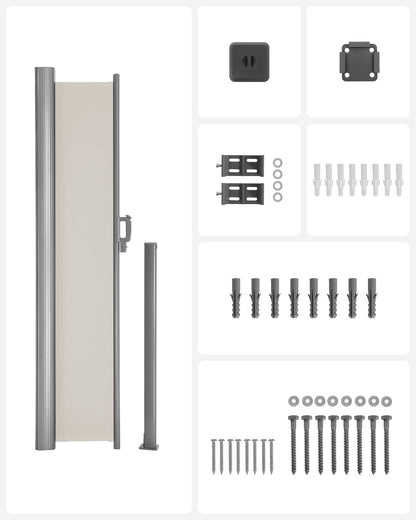 SONGMICS Side Shade, Extendable