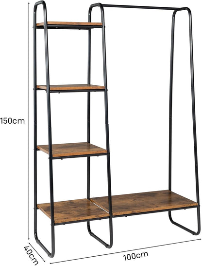 Clothes Rack with Shelves