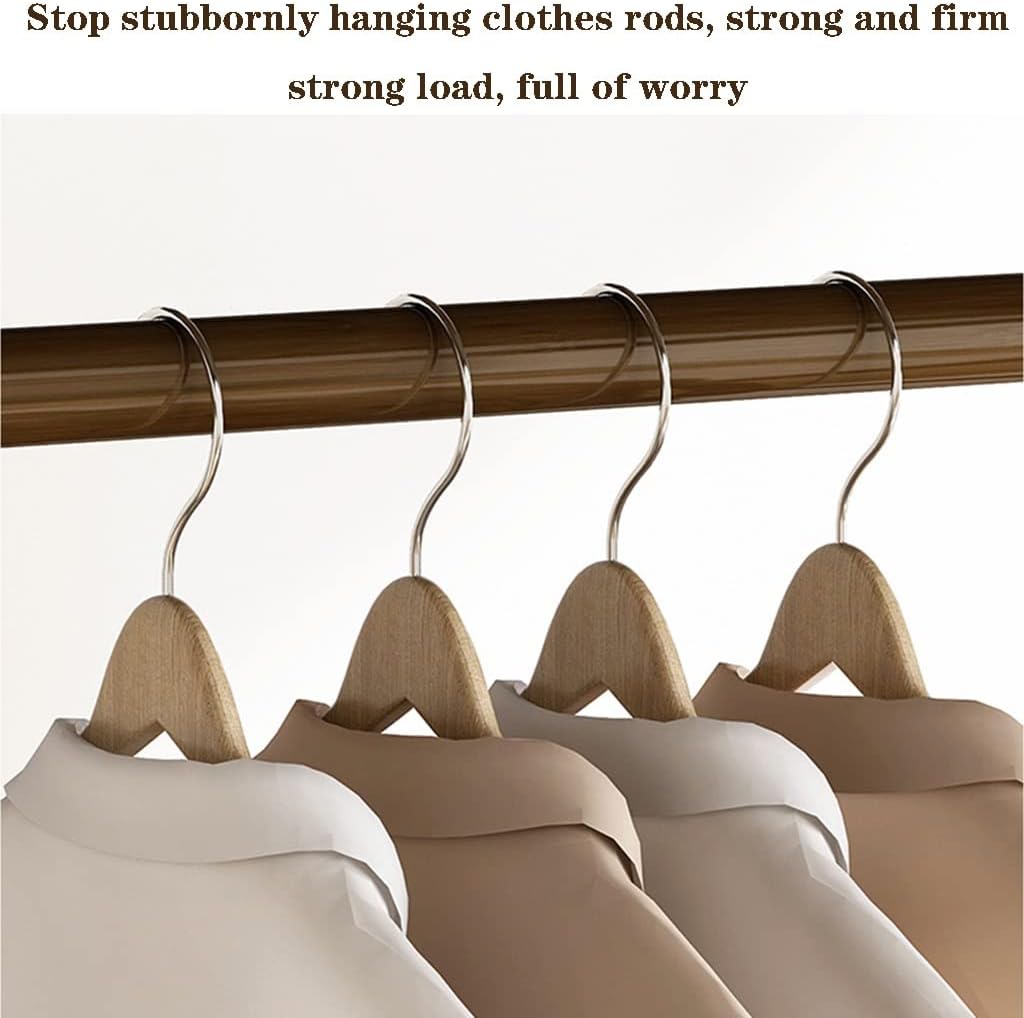 Bamboo Clothes Rack with Shelves