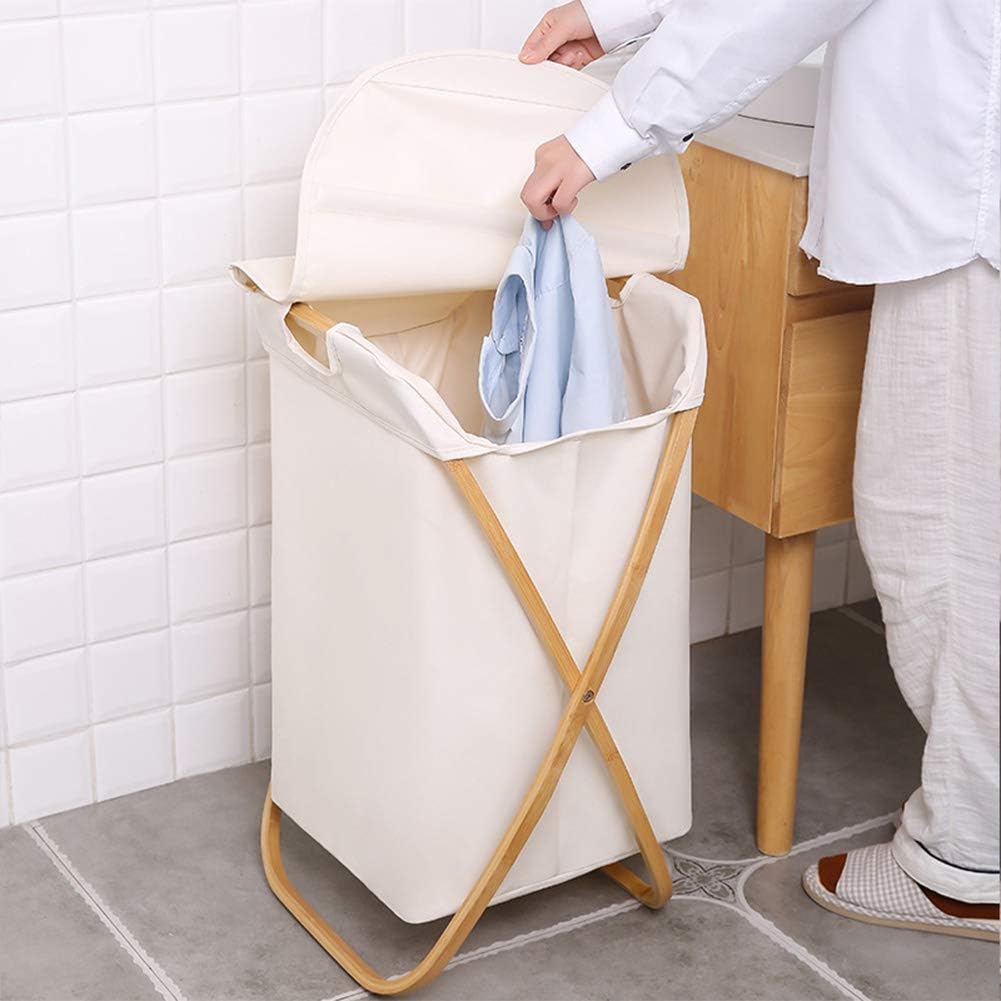 Foldable Laundry Basket with lid