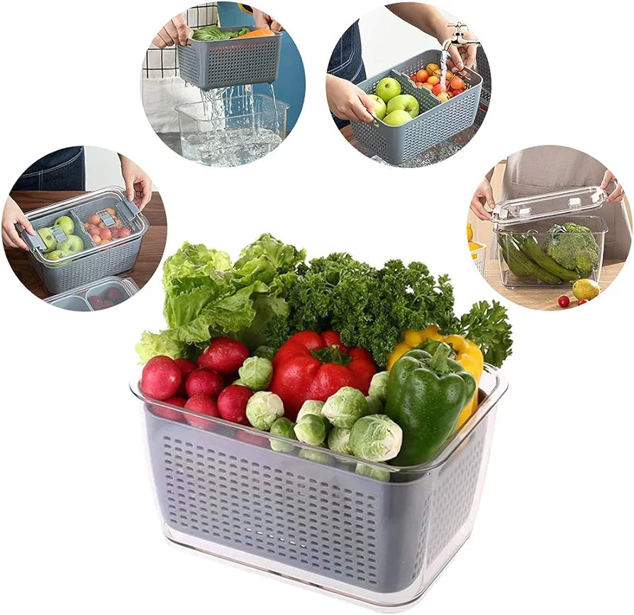 Vegetable fruit storage container