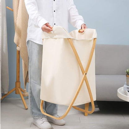 Foldable Laundry Basket with lid