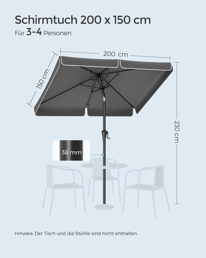 SONGMICS Sun Protection umbrella