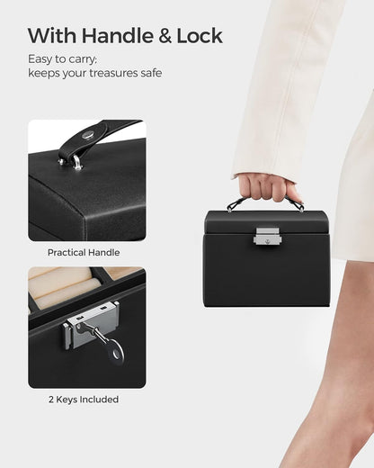 SONGMICS 3-Tier Jewellery Box