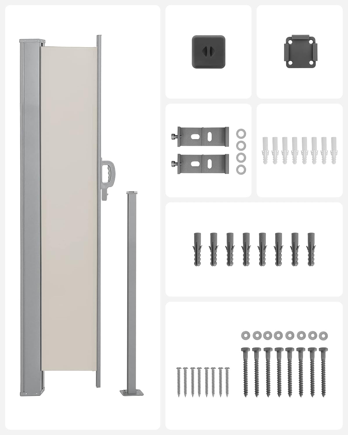 SONGMICS Side Shade, Extendable