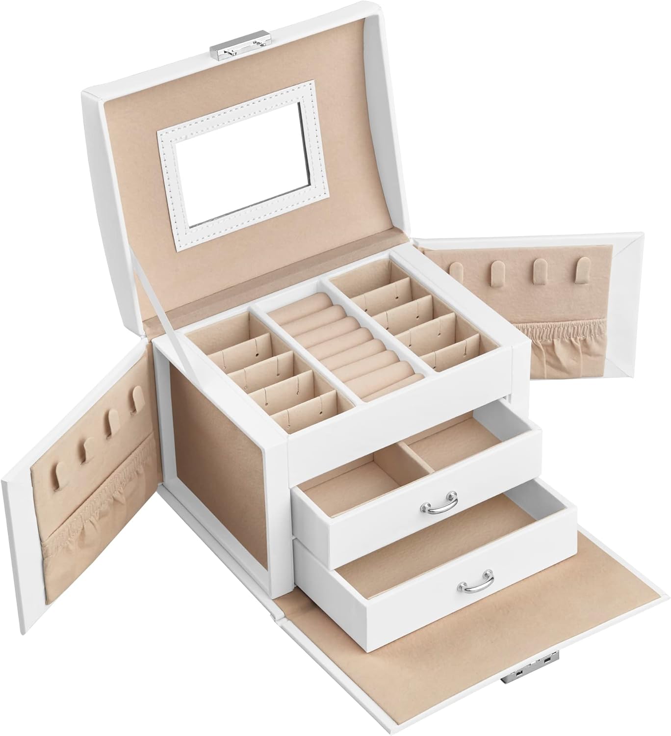 SONGMICS 3 Tier Jewellery Box