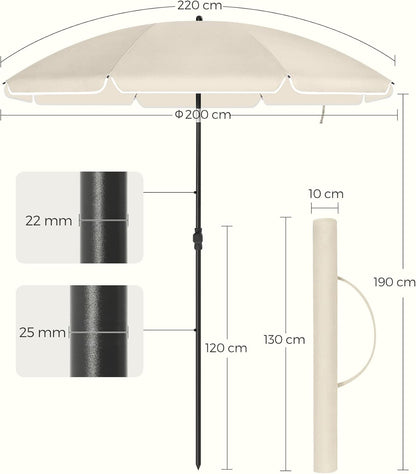 SONGMICS Sun Protection umbrella